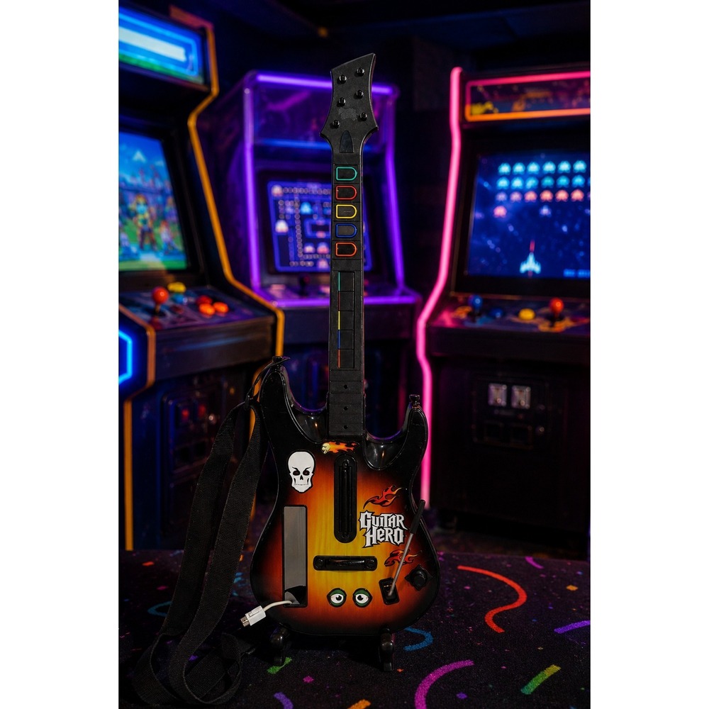 Nintendo Wii Red Octane Sunburst Guitar Hero Wireless Controller #95455.805